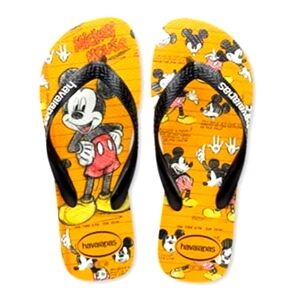 NWT Youth Havaianas Mickey Mouse Disney Flip-flops